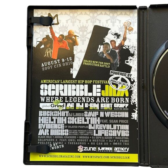 Scribble Jam DVD (America’s Largest Hip Hop Festival) + Bonus Hoodz Mag Disc - Picture 4 of 5